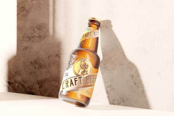 175x Cold Beer Bottle Mock-up Bundle