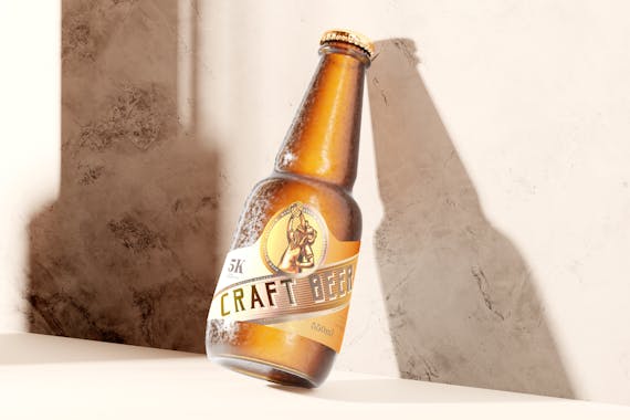 175x Cold Beer Bottle Mock-up Bundle