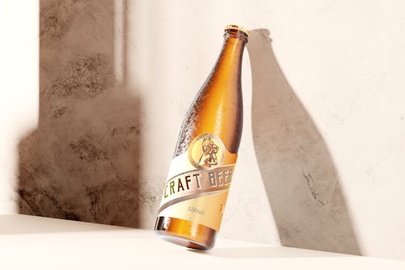 175x Cold Beer Bottle Mock-up Bundle