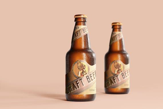 175x Cold Beer Bottle Mock-up Bundle