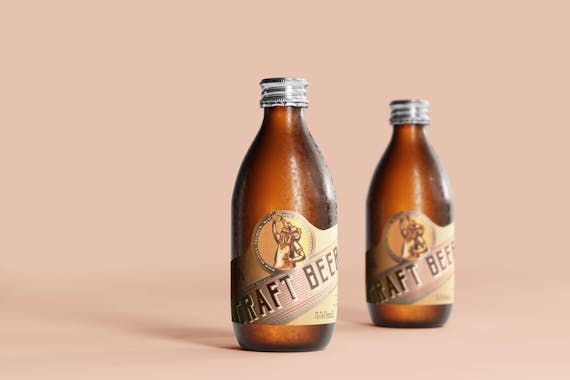 175x Cold Beer Bottle Mock-up Bundle
