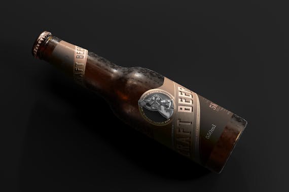 175x Cold Beer Bottle Mock-up Bundle