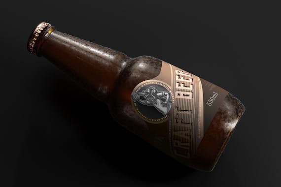175x Cold Beer Bottle Mock-up Bundle