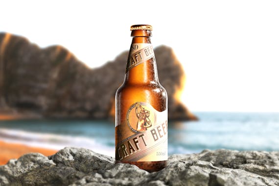 175x Cold Beer Bottle Mock-up Bundle