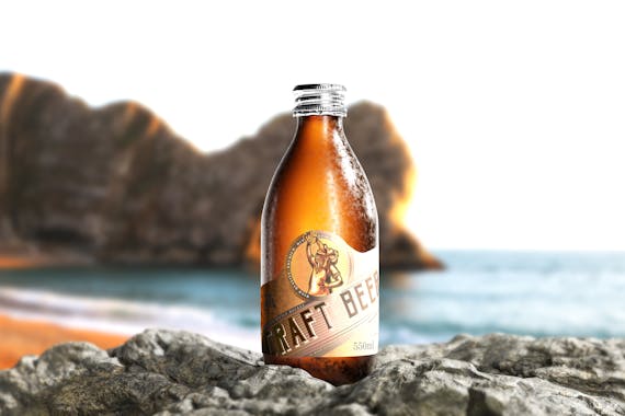 175x Cold Beer Bottle Mock-up Bundle