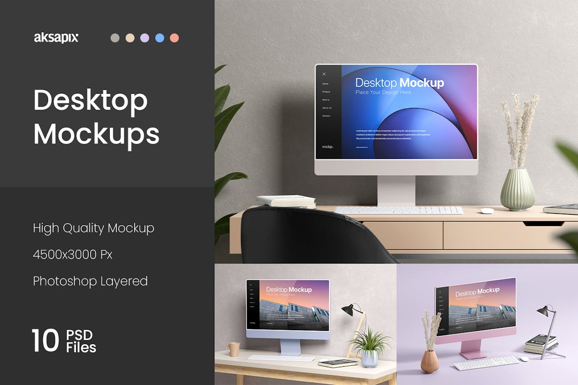Desktop Screen Mockup Premium & Free PSD Mockup Store