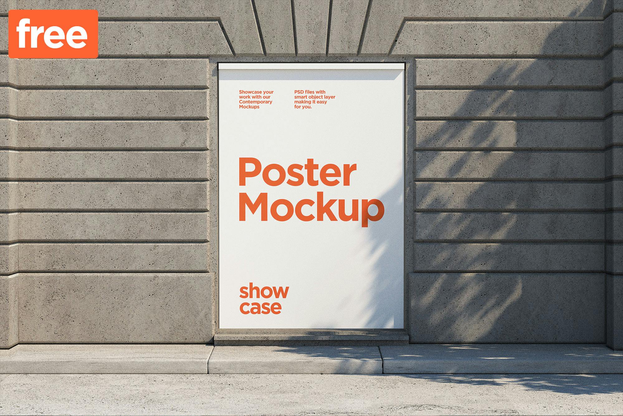 Free Poster Mockup | Premium & Free PSD Mockup Store