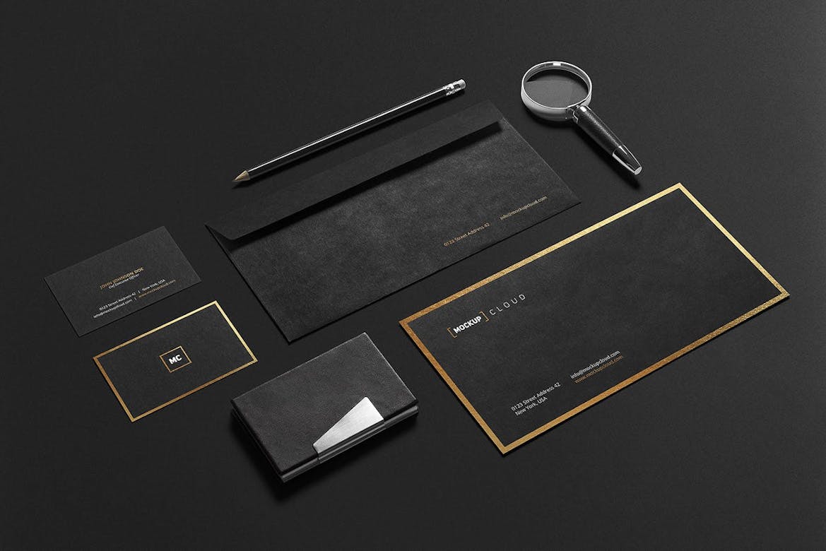 Premium Stationery Branding Mockup Scene 04 | Premium & Free PSD Mockup ...