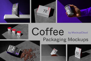 Origin Coffee Packaging Mockups