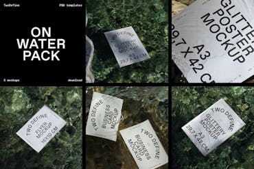 On Water Mockup Pack