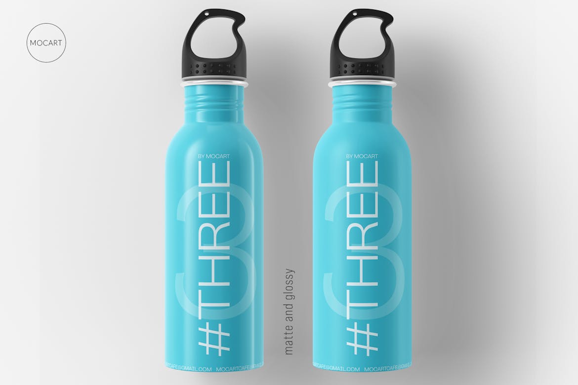 Stainless Steel Water Bottle Mockup Premium & Free PSD Mockup Store