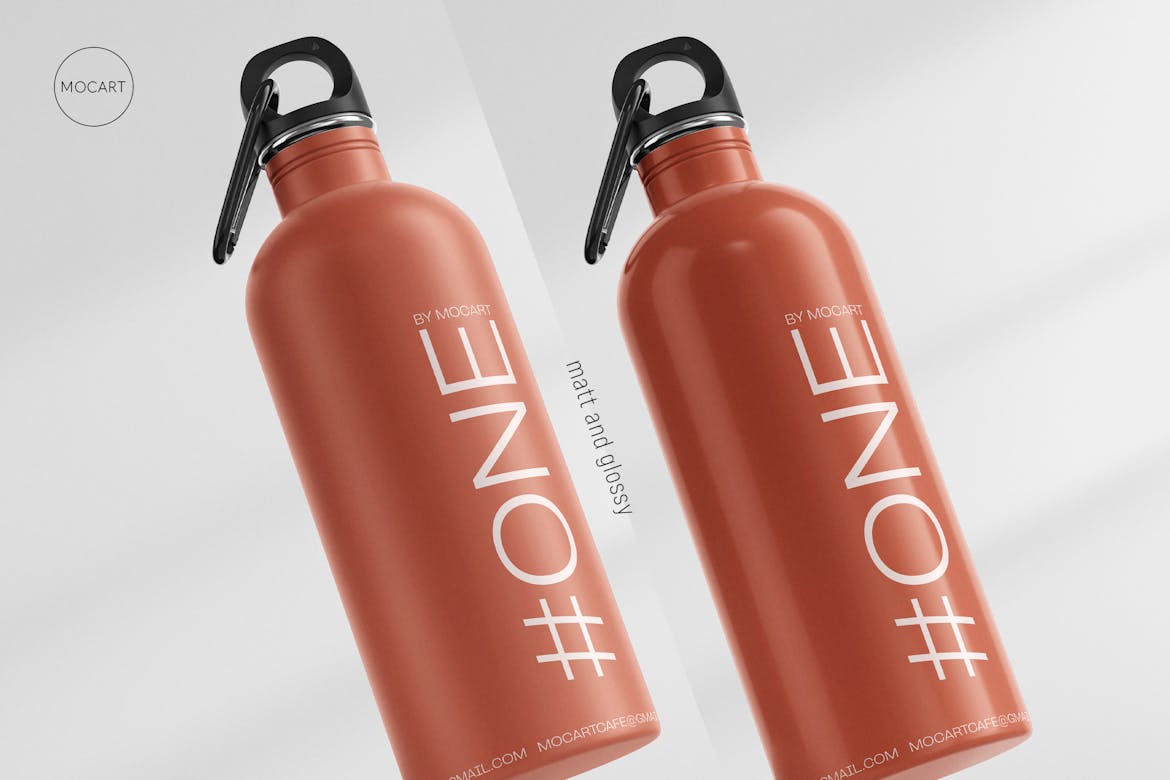 Stainless Steel Water Bottle Mockup Premium & Free PSD Mockup Store