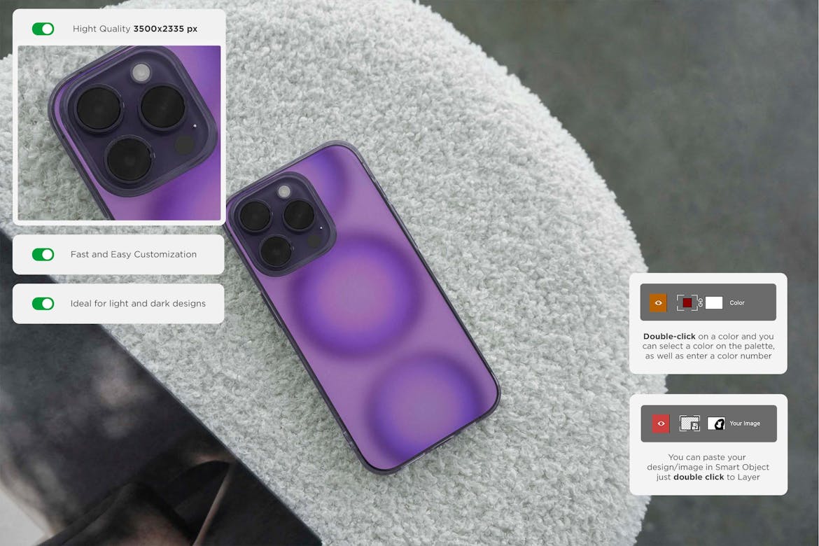 iPhone 14 Pro Clear Case MockUps Premium & Free PSD Mockup Store