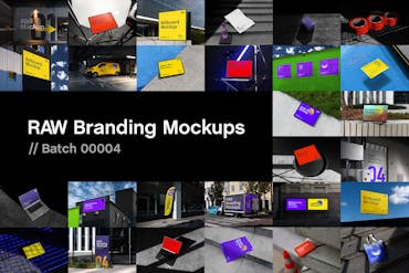 Raw Branding Mockups / Batch 00004