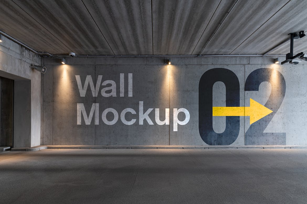 Wall Mockup Scene Raw0402 Premium & Free PSD Mockup Store