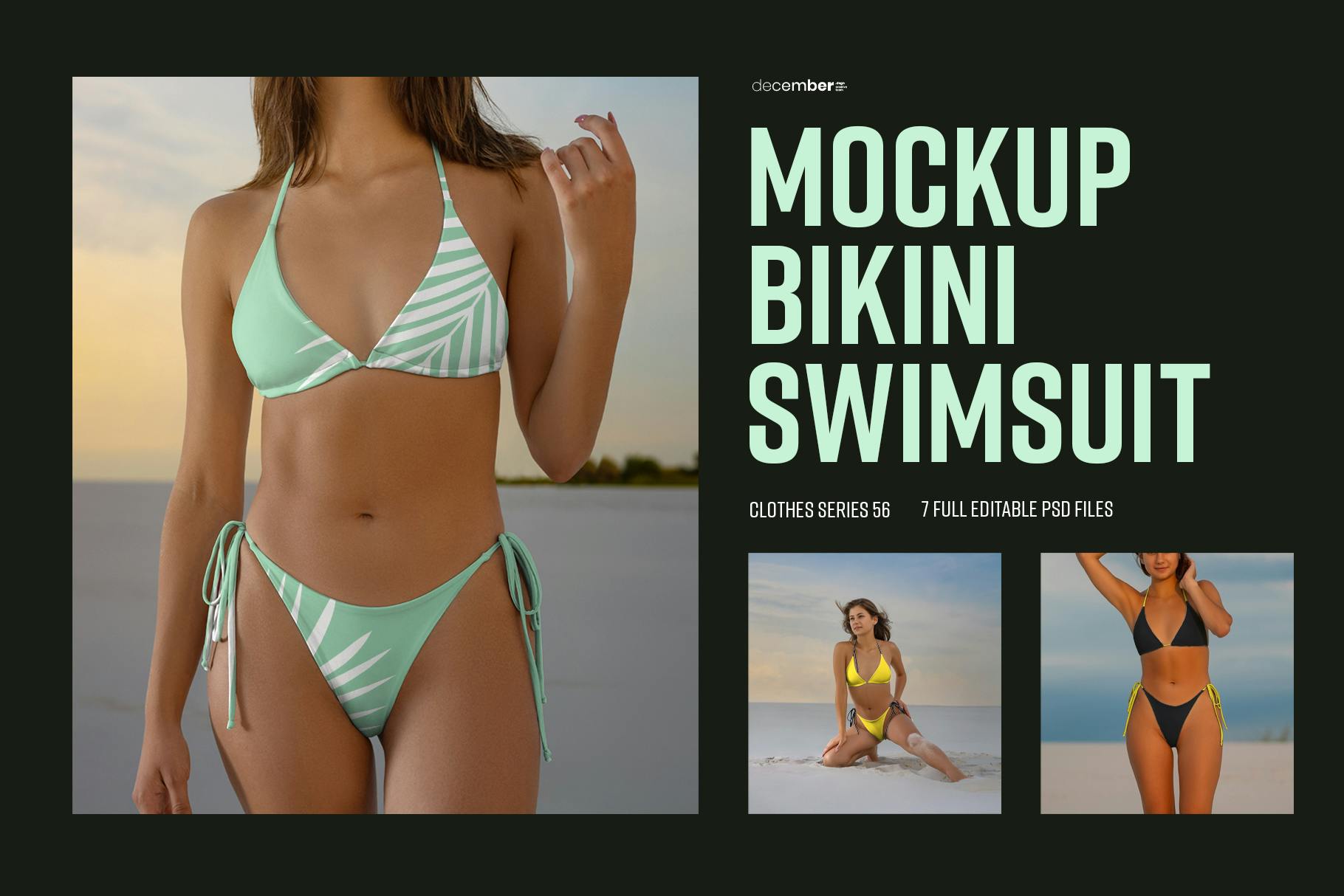 7 Beach Bikini Mockups