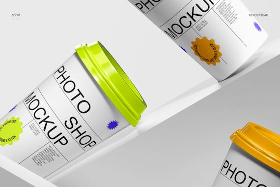 Paper Cup Mockup Set | Premium & Free PSD Mockup Store