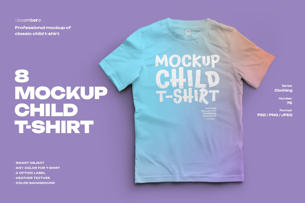 8 Mockups Of A Children'S T-Shirt | Premium & Free Psd Mockup Store