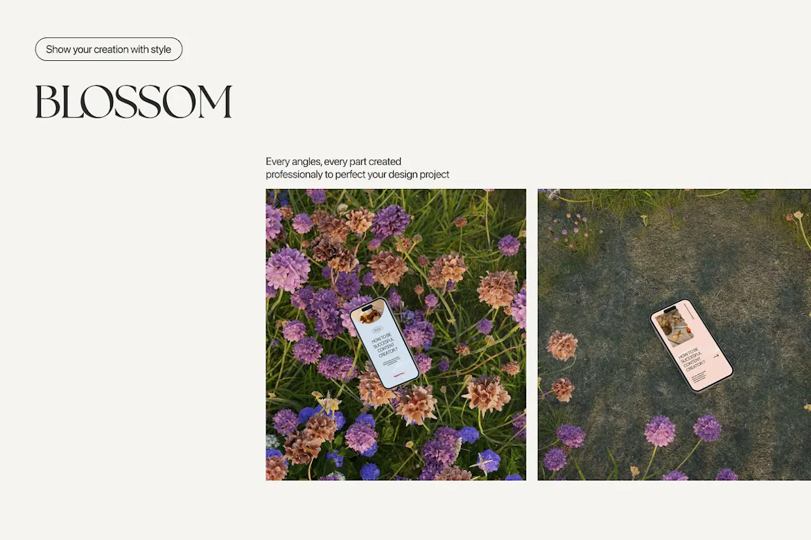 Blossom - Spring Mockup Bundle | Premium & Free PSD Mockup Store