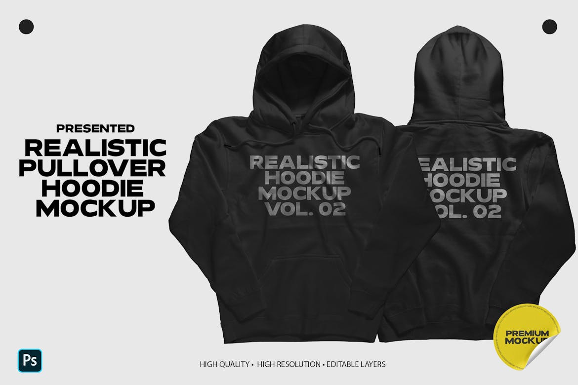 Pullover hoodie mockup Clearance