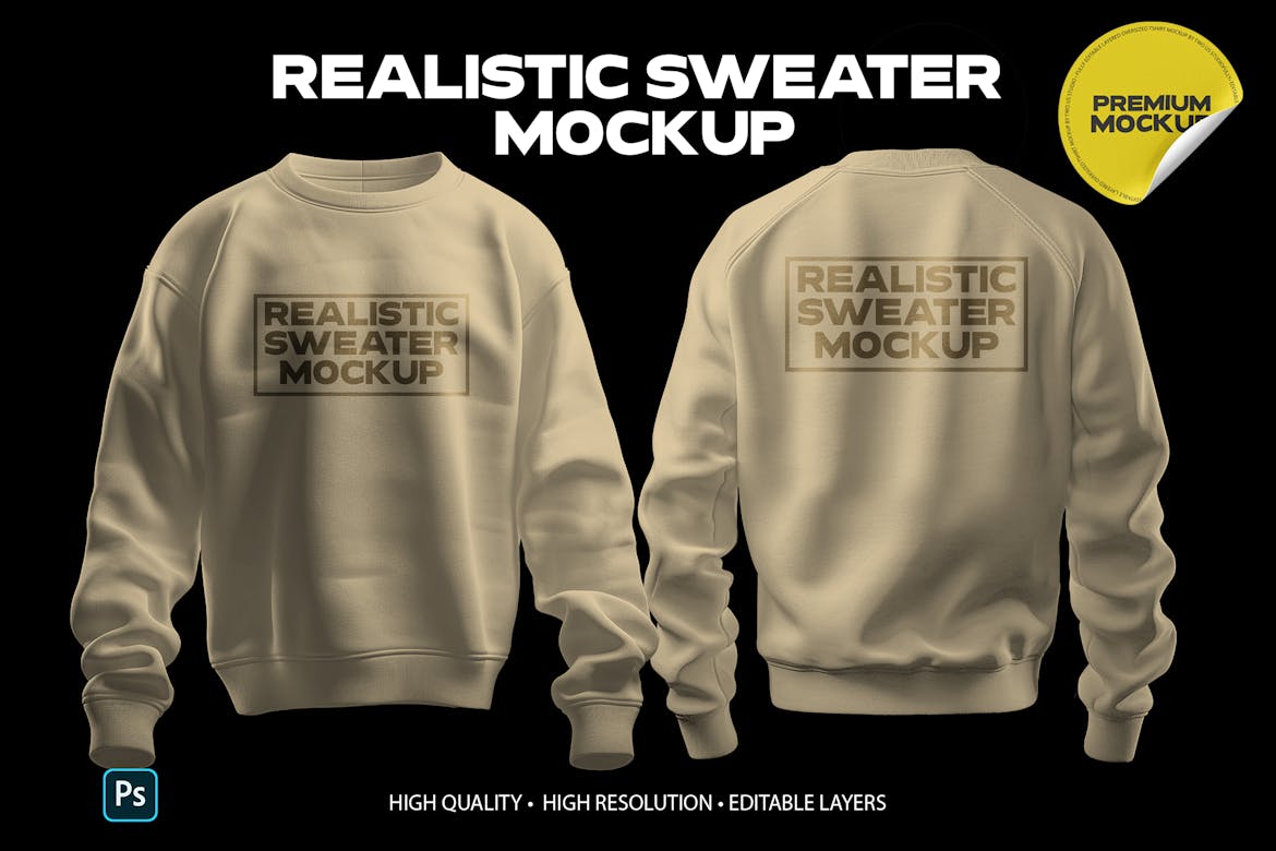 Sweater Mockup | Premium & Free PSD Mockup Store