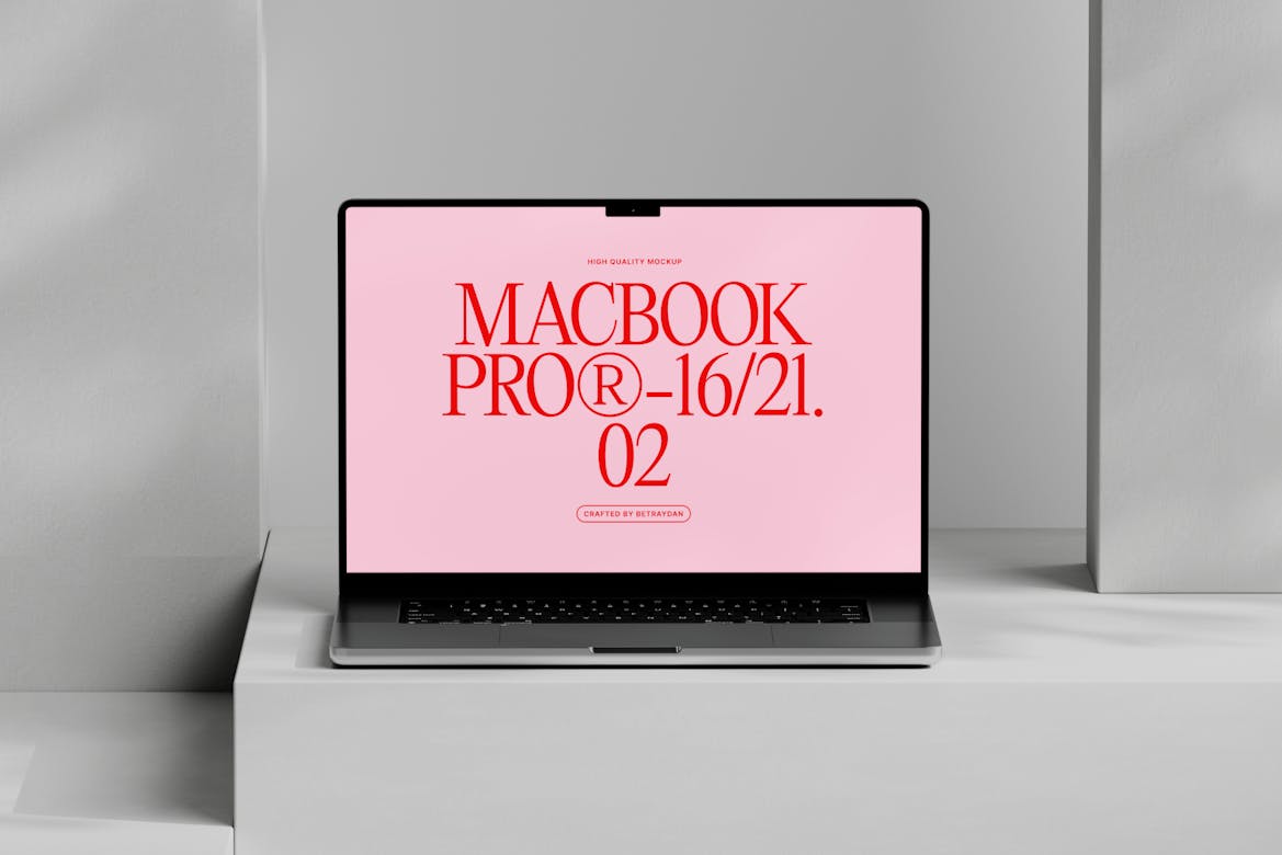 MacBook Pro 02 Premium & Free PSD Mockup Store