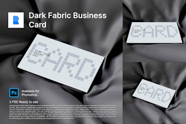 Dark Fabric Business Card