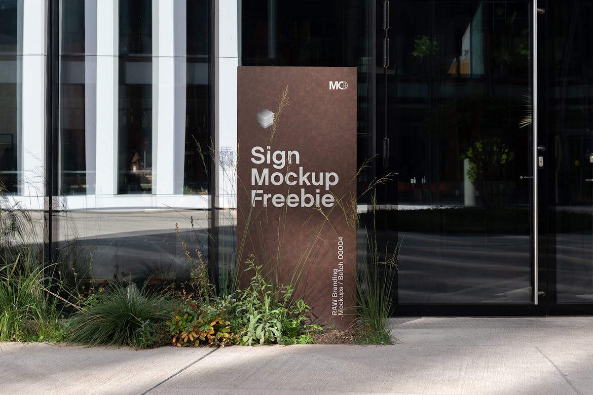 Free Signboard Mockup Premium & Free PSD Mockup Store