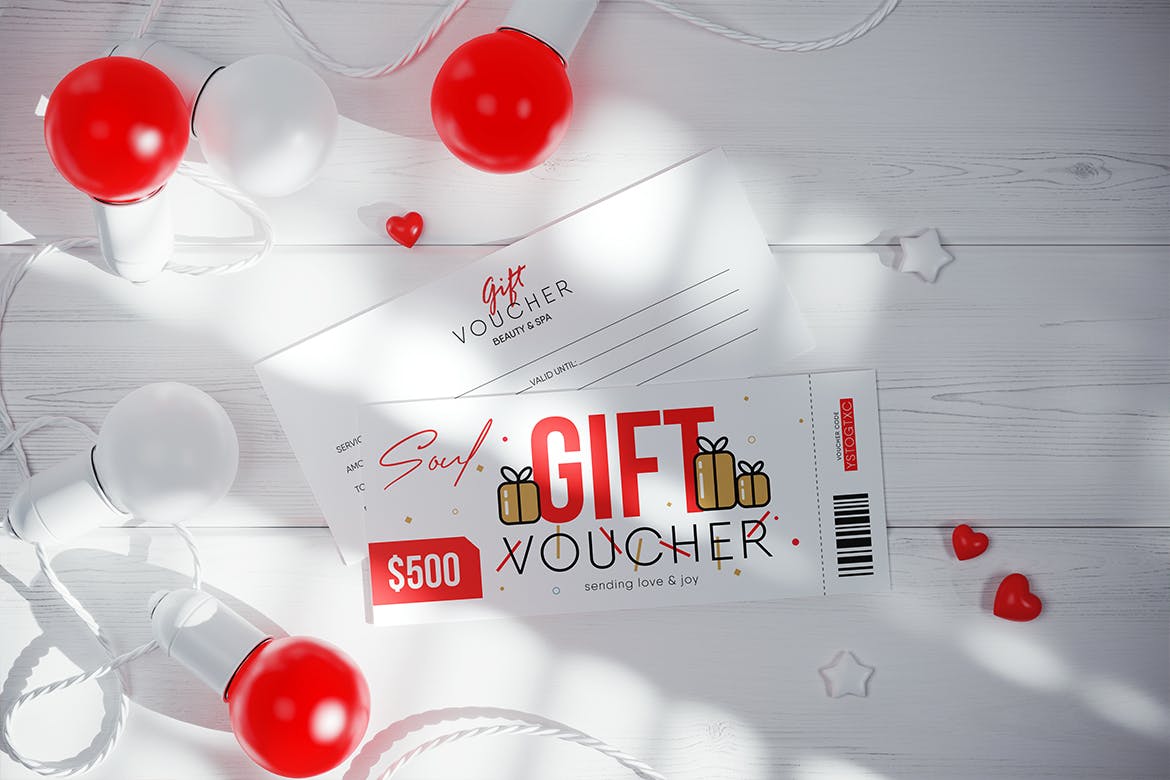 Gift Certificate Card Mockup | Premium & Free PSD Mockup Store