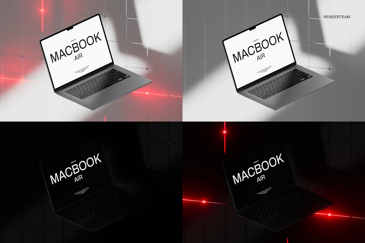 MacBook and iPhone Mockup Set | Premium & Free PSD Mockup Store