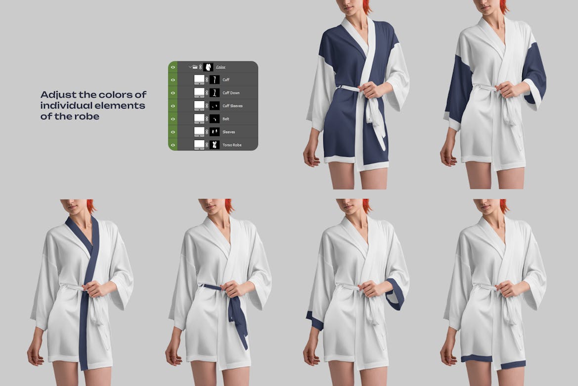 4 Mockups of a Silk Robe | Premium & Free PSD Mockup Store