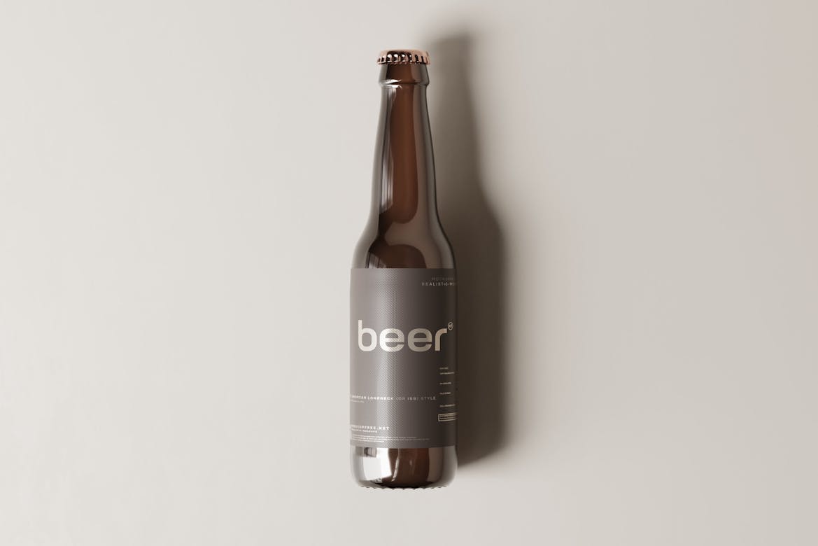 North American Longneck (or ISB) Style Beer Bottle Mockups | Premium