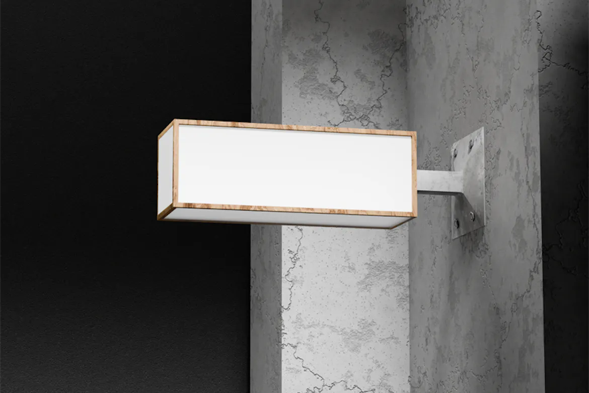 Rectangle Sign Mockup (4) | Premium & Free PSD Mockup Store