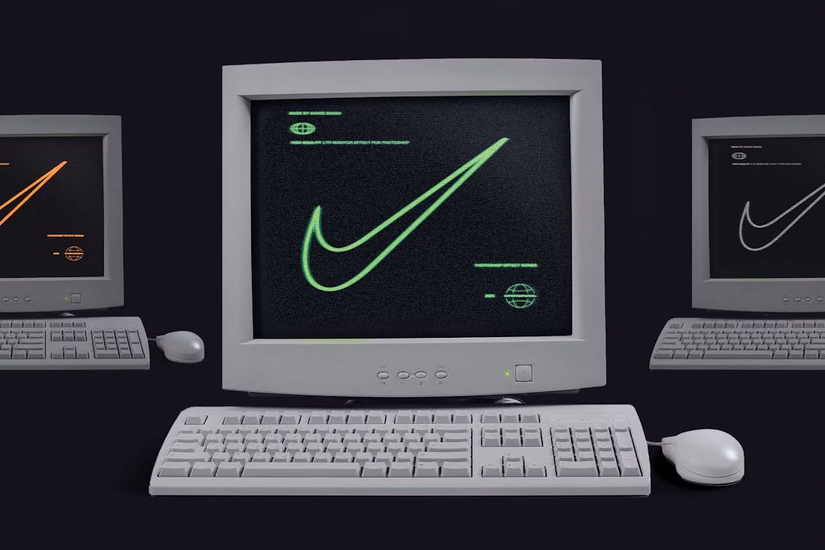 CRT Monitor Effect | Premium & Free PSD Mockup Store