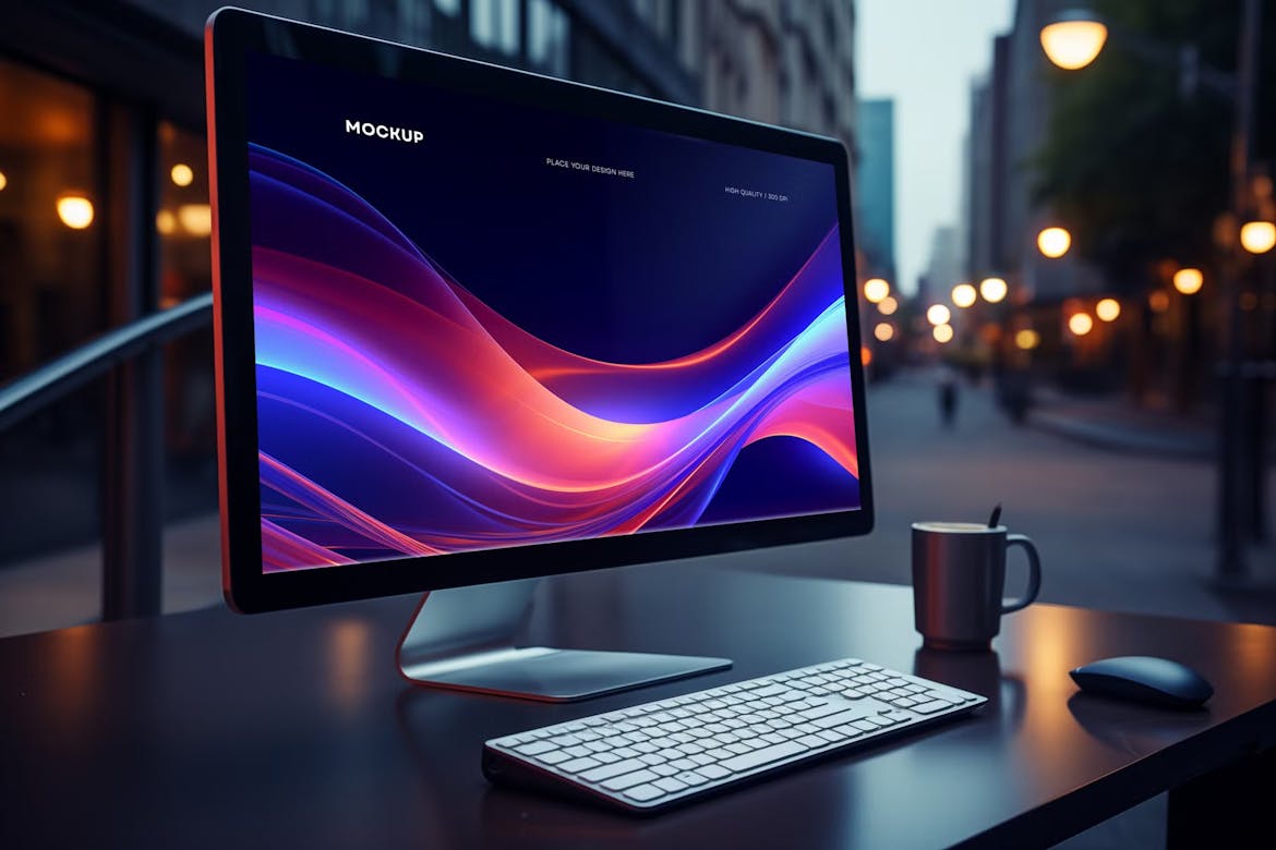 Desktop Computer Screen Mockup | Premium & Free PSD Mockup Store